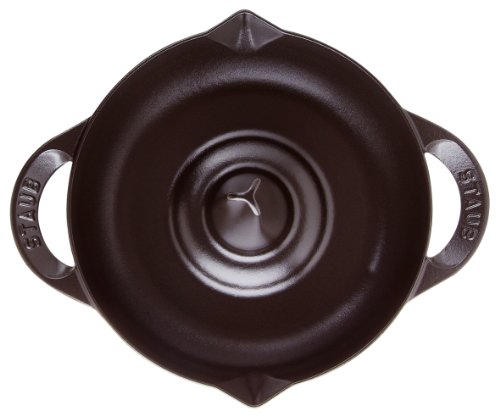 Staub 1200023 Hähnchenbräter 24 cm, Edelstahl, schwarz - 3