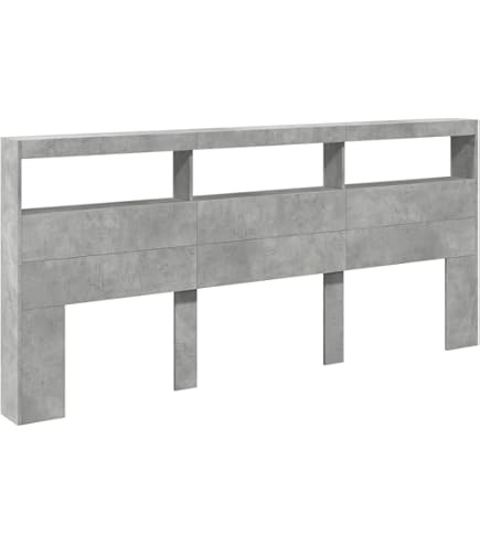 Hoofdbord LED 180x5x118/128 cm kunstleer zwart