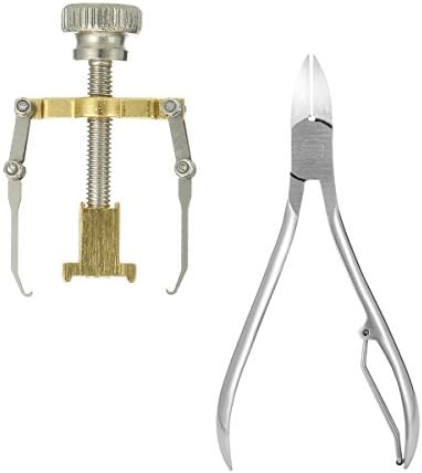 Firstwish 2pcs Nail Clipper Pro Paronychia Correction Ingrown Toenail Thick Tool Pedicure Manicure Nail Nipper (snips)