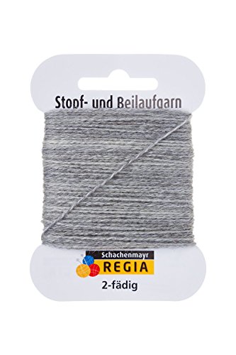 Regia 9801278-01991 Handstrickgarn, Wolle, hellgrau meliert