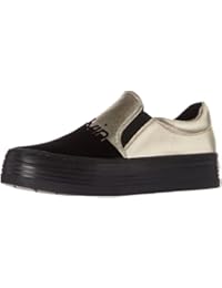 Calvin Klein Zinah Metal Canvas/Flocking, Zapatillas Bajas Para Mujer
