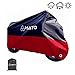 Produktbild PAATO™ Premium Motorradabdeckung I L200 x B70 x H110 CM I inkl. Beutel,  rot/schwarz