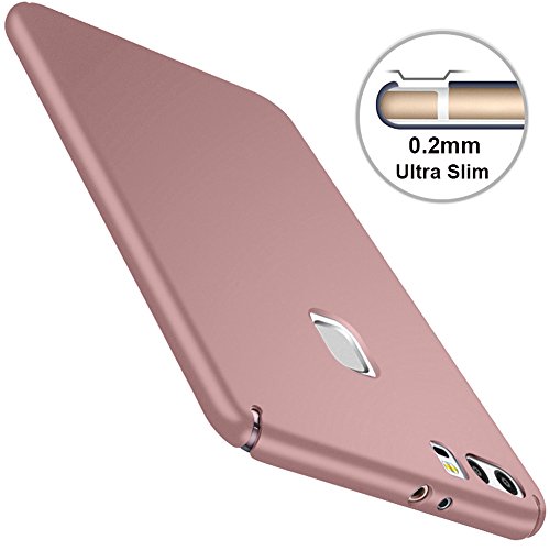 Oro rosa Ultra-delgado Funda Case Cover y Protector de Pantalla Para Huawei P9 5 2 pulgadas Vooway   MS70085