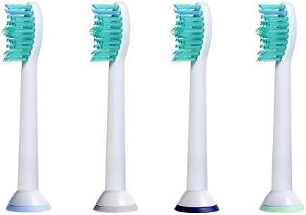 Camkey Sonicare Toothbrush Heads - Replacement for Philips Electric Sonicare Proresult HX6530 HX6014, 4pcs/Pack