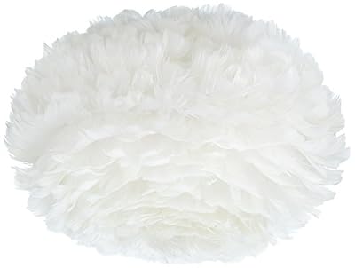 Vita 02010 Eos Lampe Suspension Plumes d'Oies/Papier/Acier Blanc