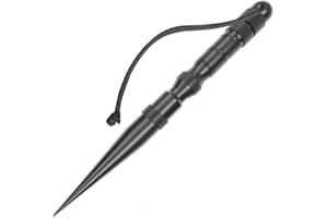 Wisyurt Outils de Nouage Paracorde, Aiguilles de Laçage, Outils de Paracorde, Bricolage, Tissage, Laçage, Aiguilles de Couture et Outil de Lissage, Noir