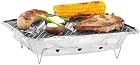 infactory Einmal Grill: Handliche Einweggrills im 2er-Pack, mit 500 g Kohle und Anzünder (Einweg-Grill) – Bild 5