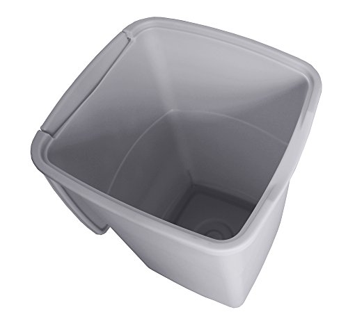 Wäschetruhe Wäschekorb Wäschepuff mit Belüftung Koral hellgrau 50 Liter belüftet - 5