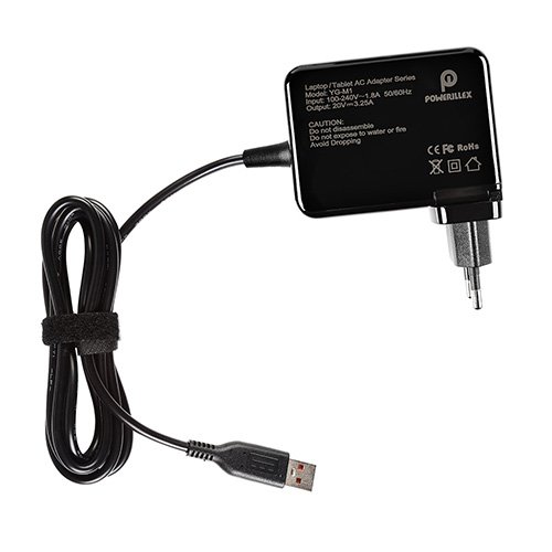 Laptop Ladegerät, POWERILLEX Lenovo 65W AC Laptop Power Adapter 20V 3.25A für Lenovo Miix 700, Yoga 3 Pro 3 11 Yoga und Yoga 900 Ultrabook Laptop mit 4,9 FT Kabel - 9