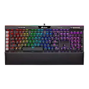 Corsair K95 RGB Platinum XT Backlit RGB LED, Cherry MX RGB Blue Wired Mechanical Gaming Keyboard, Black