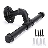 Besondere und Retro-Design --Dieser WC-Papierhalter ist konzipiert als schwarz industrielle Rohr. Es sieht einzigartig und Vintage in Ihr Bad. Plus die Enden sind eine GAP so dass Papier nicht rutschen leicht ab. Es ist Doppel-Halter Roller Design könnte, die halten zwei Papier Rollen.