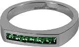 Jacques Lemans Ring besetzt mit funkelnde Swarovski Kristallen massiv Edelstahl Ringgröße 54 S-R50E54