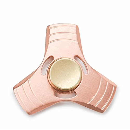 Morningsilkwig Spinner Hand Fidget metal toy 2017 New EDC Zinc alloy fidget powerful hand finger spinner Fun relieves stress focus gift toy (Rose Red) Morningsilkwig Spinner Hand Fidget metal toy 2017 New EDC Zinc alloy fidget powerful hand finger spinner Fun relieves stress focus gift toy (Rose Red)
