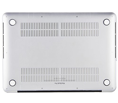 Macbook Pro 13 Retina Hülle,TECOOL [Ultra Slim Serie] Plastik Hartschale Schutzhülle Snap Case für Apple MacBook Pro 13,3 Zoll – Klar - 6