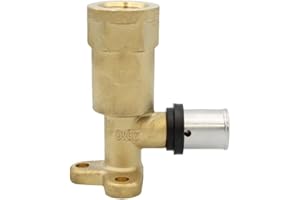 STABILO SANITAER Pipetec Pressfitting Wandwinkel 16x2 1/2 Zoll IG 78mm Wandscheibe TH Kontur Verbundrohr, DVGW, TH-Profil