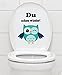 Produktbild WC Aufkleber - Du schon wieder!- Eule Toilettendeckel A047