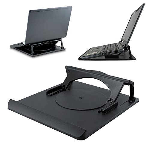 verschiedenen Positionen neigbar 360 Grad verstellbar flexibel drehbar Laptop-Halter Ständer Boden auch Tablet, BOOK - 2