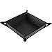 Produktbild Magic vosom Leder Tablett Nachttisch, Box für Münze Schlüssel Handy Wallet Uhren Gläser Catchall Mehrfarbig schwarz
