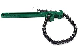 KIMISS chiave filtro olio-chiave a catena per filtro olio beta Chiave per filtro olio, Tipo di catena auto nuova di zecca Chiave per filtro olio per carburante Scatola motore Chiave per filtro per