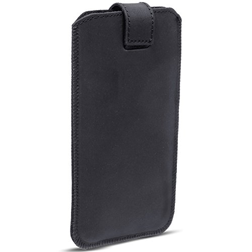 Leder Tasche Pull Tab Universal Smartphone Sleeve HÃ¼lle SchutzhÃ¼lle Case Cover, GrÃ¶ÃŸe:FÃ¼r 4.7 - 5.1 Zoll
