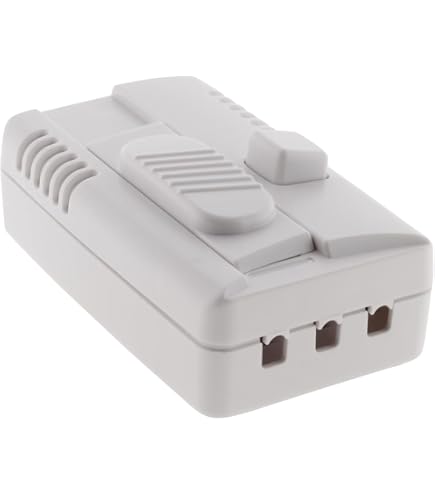 Variateur à Pied Tibelec Avec Interrupteur - Noir - Pour Lampadaires 2 Lampes - 300W Max
