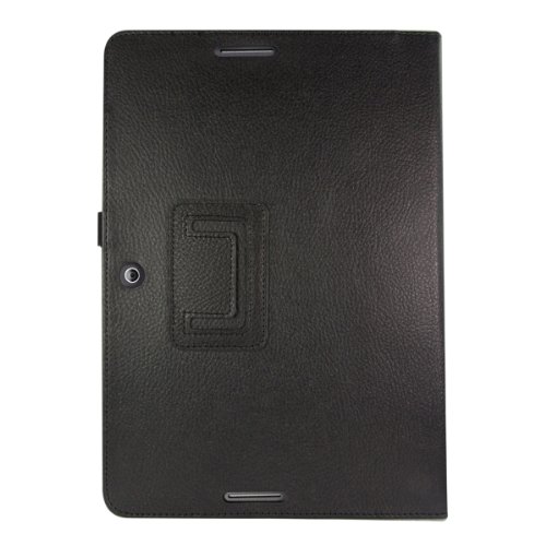 3in1 Set: kwmobile Hülle für Asus Memo Pad 10 ME102A – Tabletcover Slim Case Tablet Schutzhülle – Smart Cover Tabletcase Schwarz + Folie, kristallklar + Stylus, Schwarz - 4