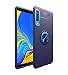 Produktbild Shinyzone Samsung Galaxy A7 2018/A750 Hülle,Blau und Blau mit Ring 360 Grad Drehbarer Standfunktion,Ultra Dünn Weich TPU Stoßfest Schutzhülle Kompatibel mit Magnetischer Autohalterung