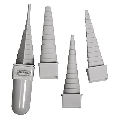 Rayher mandrin à 4 formes géométriques pour fil alu – mandrin fil aluminium idéal pour réaliser les éléments décoratifs et bijoux – meilleur accessoire pour vos activités de loisirs créatifs – ambre