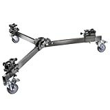 Extrem stabil, robust und kippsicher dank niedrigem Schwerpunkt und hohem Gewicht von 5,14 kg. Große Standfläche mit 106 cm Ø. Vergrößert die Arbeitshöhe Ihres Statives um 17 cm.