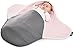 Price comparison product image Wallaboo - Baby Blanket Coco - For Car Seat and Travel - 100% Pure Cotton - Newborn upto 10 months - 90 x 70 cm - Color: Grey-Pink