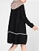 MatchLife Women's New Crew Neck Loose Fit Sweater Black