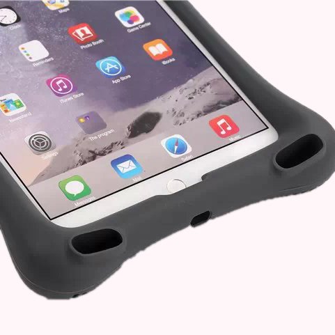 NEWSTYLE Apple iPad Air 2 Kinderfreundliche Silikon Hülle Schutzhülle Tasche Case für iPad Air 2 / iPad 6 (9,7 Zoll) (schwarz) - 6