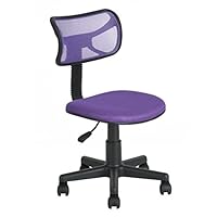 Desk Chair Height Adjustable Swivel Black Mesh for Home Office Kid Children