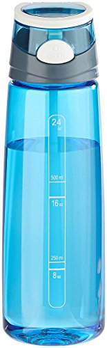 PEARL sports BPA-freie Kunststoff-Trinkflasche mit Einhand-Verschluss, 700 ml, blau - 5
