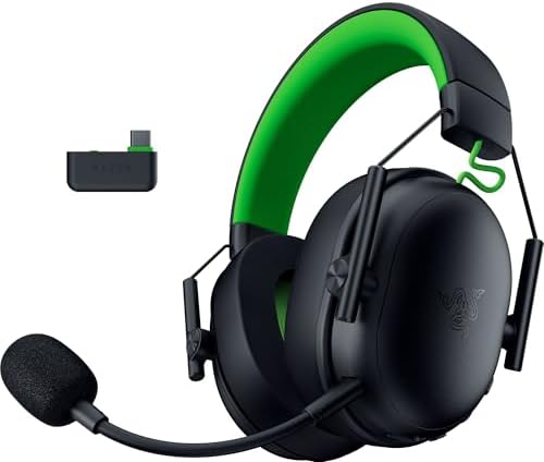 Razer BlackShark V3 X HyperSpeed per Xbox - Cuffie wireless per eSport - Ultraleggere 270 g - Driver TriForce da 50 mm - Microfono rimovibile - HyperSpeed 2,4 GHz e Bluetooth - Xbox/PC | Nero