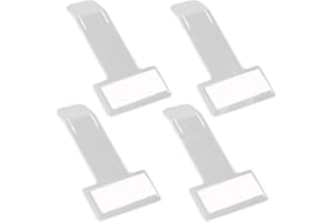 XINGSUI Clip de Ticket de Pare-Brise 4Pcs, Clip de Ticket de Parking, Clip de Ticket Auto-adhésif de permis de Pare-Brise, Clip pour permis de Voiture, Camion et Caravane, Billets et factures