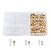 Price comparison product image ManYee Female Spade Connector 150pcs Brass Wire Crimp Terminal Quick Electrical Splice Spade Cable Connector Block with Insulating Sleeve Assortment Kit AWG 22-14 2.8/4.8/6.3mm for Car Audio Speaker