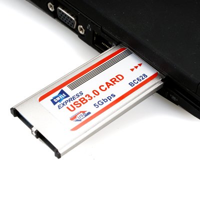 GMYLE(TM) 34/54 mm Express Card zu USB 3.0 2-Port ExpressCard Schnittstellenkarte Adapter - 3