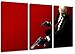 Produktbild Dark Hitman 3-Teilig auf Leinwand, Gesamtformat: 120x80 cm fertig gerahmte Kunstdruckbilder als Wandbild - Billiger als Ölbild oder Gemälde - KEIN Poster oder Plakat