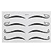 Smoky Eyes Makeup Fine Black Eyeliner Eyelash Sticker Double Eyelid Tape Eye Temporary Tattoo KH-14