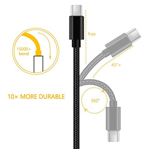 Chargeur Cable LG G6 G5-Sony Xperia l1 xz xz1 xz1 Compact XZ Premium Cable USB Type C 3 0 1m 2m 3m  Cordon Charge Rapide pour LG G7 ThinQ V30 V20 Nexus 6 5x Sony xz2 xa2 xa1 XA2 ultra l2-Noir 6PACK