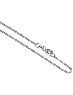 Sterling Silber Querschnitt 1 mm Breit Quadratischer Halskette 61 cm