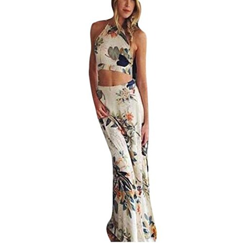 Xinan Damen Sommer Baumwolle Langes Maxi Strand Kleid