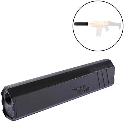 iVansa Worker f10555 3D Printing Dagger Shaped Front Tube Decoration for Nerf(22CM) - Black