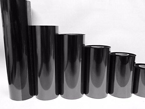 Preisvergleich Produktbild Thermotransfer Farbband Schwarz 170mm x 200m Wachsqualität, höhere Druckintensität, höherer Farbauftrag. highdensity