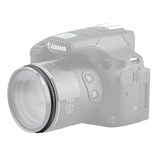 Kiwifotos LA-58SX50 adaptateur de filtre pour Canon PowerShot SX50 HS   SX60 HS - 58mm