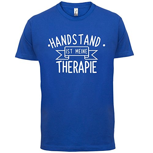 Handstand ist meine Therapie - Herren T-Shirt - 13 Farben Royalblau