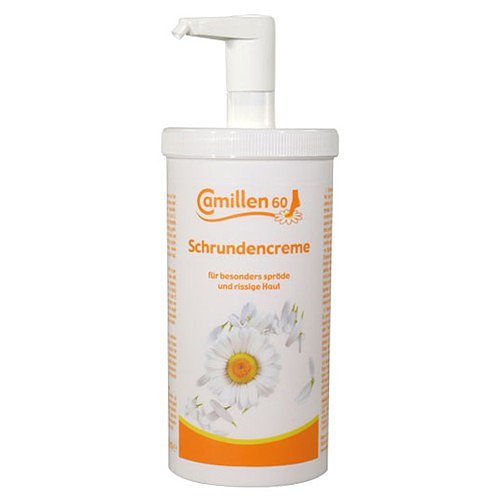 Camomile Cracked Heel Cream 60 Foot Cream with Chamomile and Vitamin A for Cracked Feet, 450 ml mit Spender
