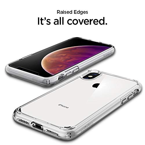 Spigen Ultra Hybrid 5 8  Funda Transparente - Fundas para tel  fonos m  viles  Funda  Apple  iPhone X  14 7 cm  5 8    Transparente 