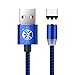 Price comparison product image USB C Charging Cable Magnetic Type C 3.3ft/6.6ft/10ft Nylon Braided Fast Charge USB Cable Magnet With LED Display for Samsung Galaxy S8,S9,Note8,Note9,HuaWei P20,P20pro,LG,HTC Lot